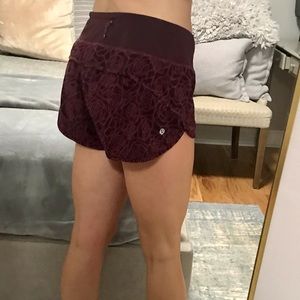 Lululemon size 8 running shorts